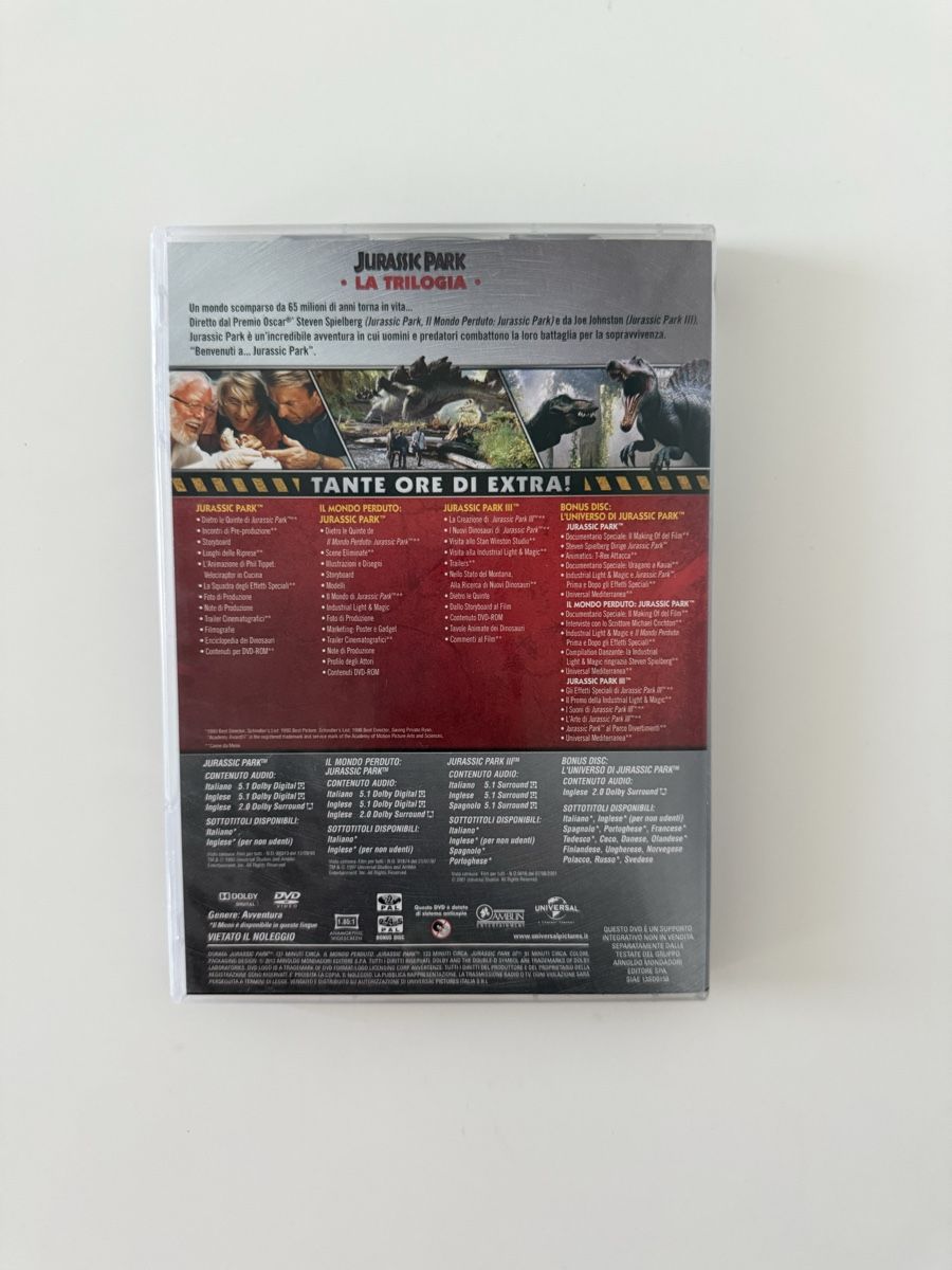 Alle DVDs: Jurassic Park Ultimate Trilogy DVD, 3 Disk – Gebraucht aus Couvet von Aura_aura 3
