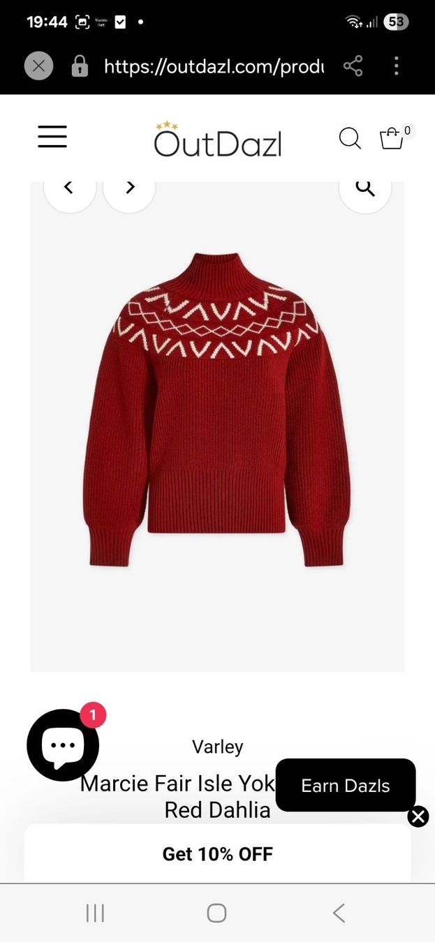 Maglioni & Felpe: Fair Isle Knit Strickpullover Rollkragen VARLEY – Nuovo (secondo la descrizione) da Bern venduto da dia_yv66 5