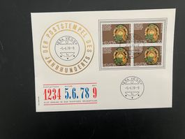 Jahrhundert-Posstempel 12356789 Vessey   (V221)