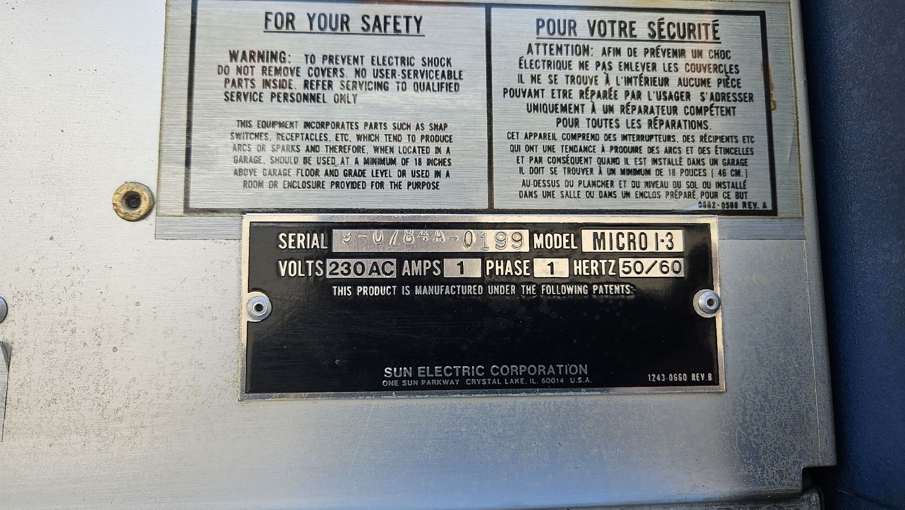 Mesurer: Sun Motorentester mit Oszilloskop – Défectueux à Stettlen par commo-ma 2