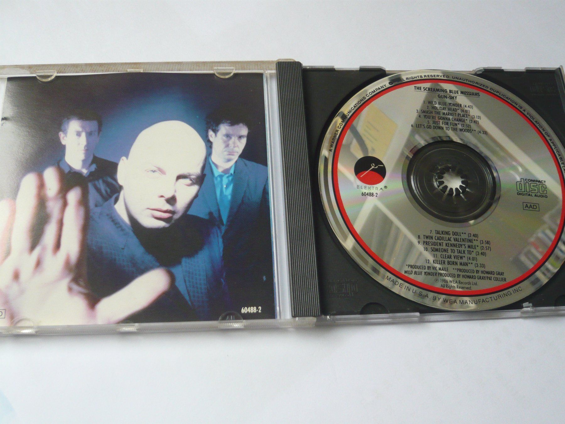 CD: THE SCREAMING BLUE MESSIAHS GUN-SHY – Usato da Winterthur venduto da Cajun 1
