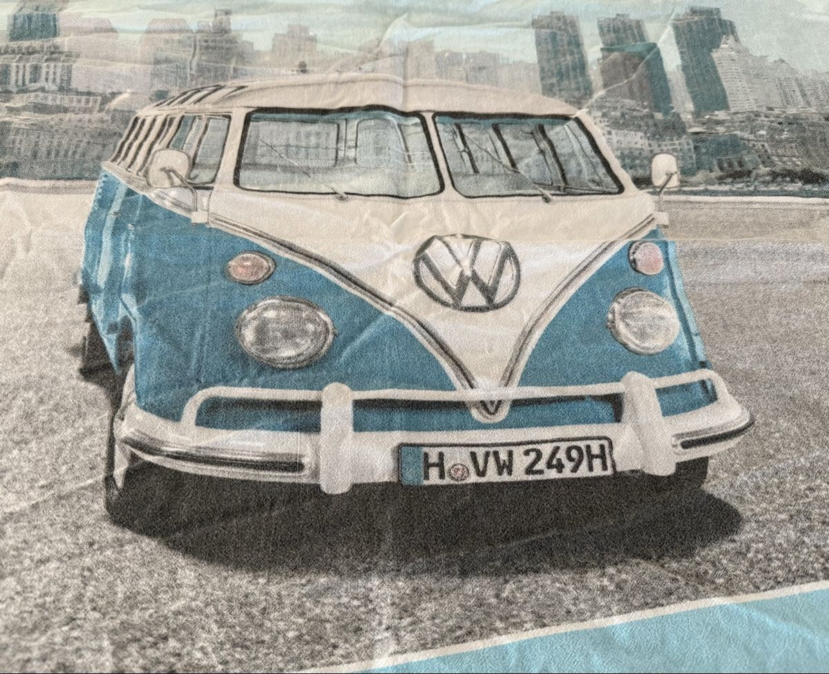 Biancheria da letto: Bettwäsche VW T1 hellblau 160x210 cm – Usato da Bern venduto da LM08 2