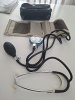 Sanor Sphygmomanometer mit Stethoskop & Tasche, top Zustand