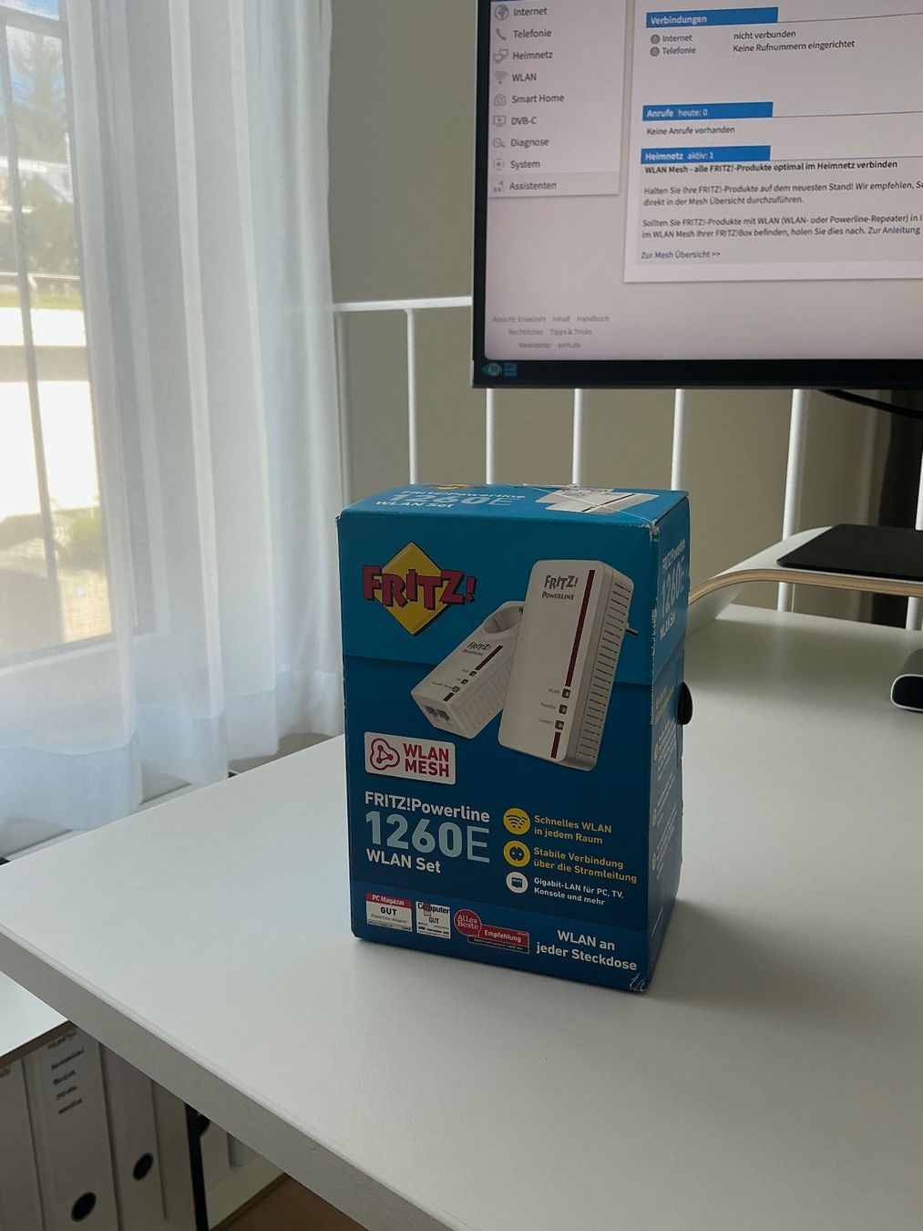 Avm WiFi: FRITZ!Powerline 1260E WLAN Set – Usato da Zollikon venduto da halbkarat 3