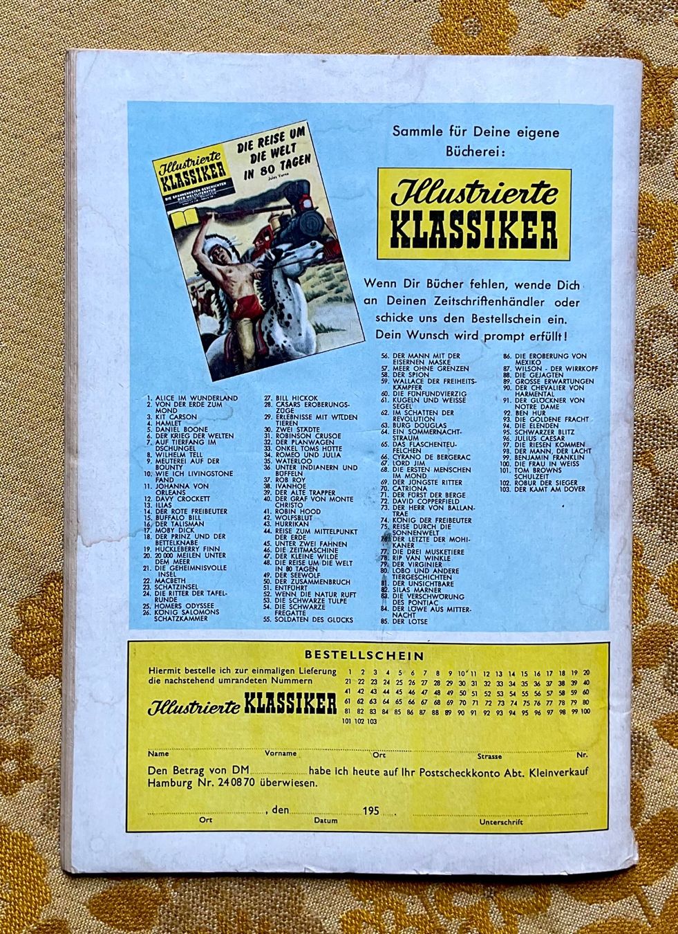 Comics: Illustrierte Klassiker Heft Nr 104 – Gebraucht aus Endingen von nathan05 9