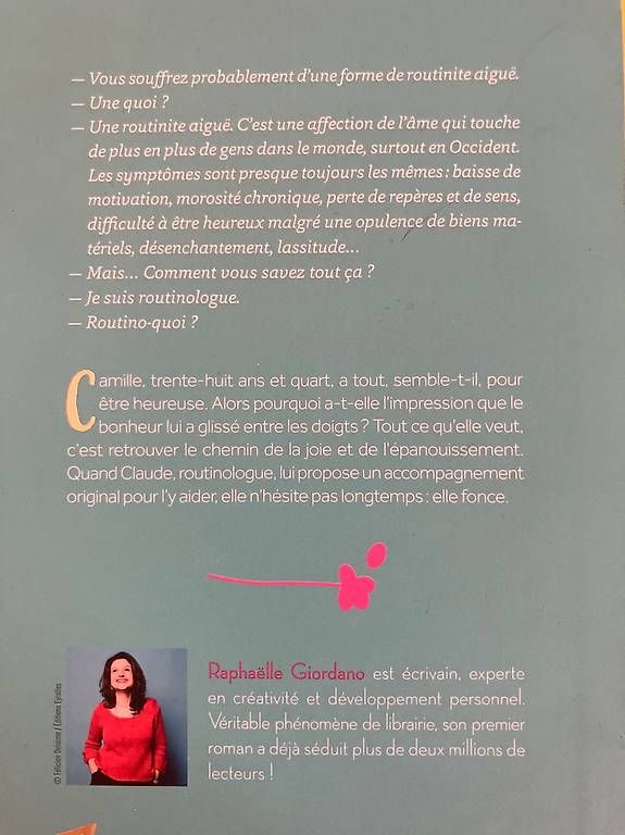 Livres: Roman de Raphaëlle Giordano – D'occasion à Cernier par Alchymie 1