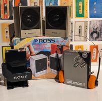 Sony WM-2 Walkman - revidiert + Speaker OVP Vintage, Zubehör