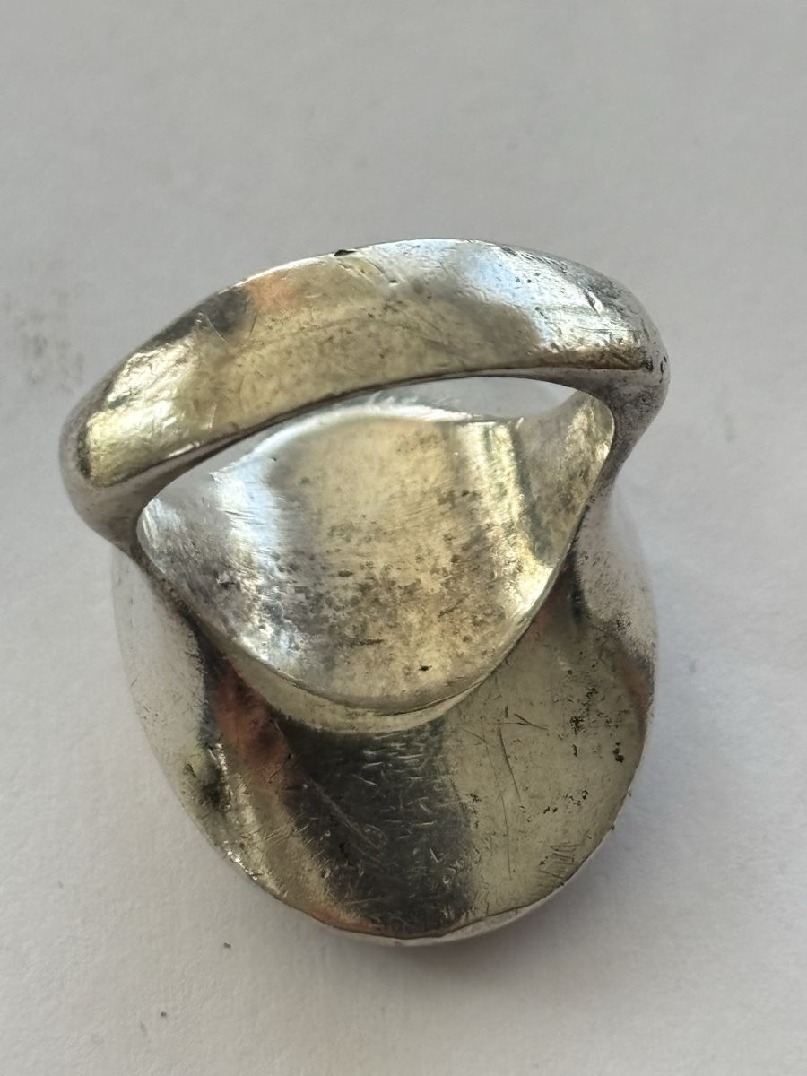 Ringe: Schöner Vintage Onyx Silberring 800er – Gebraucht aus Langnau am Albis von flusspflege 6