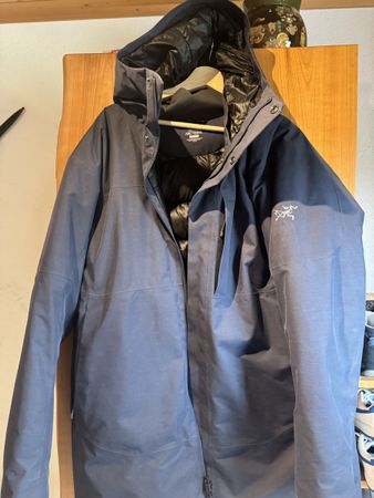 Arc'teryx Therme Down Parka Herren Winterjacke dunkelblau XL