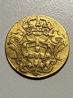 Meio Escudo -Portugal João  V 1728 historic collector piece