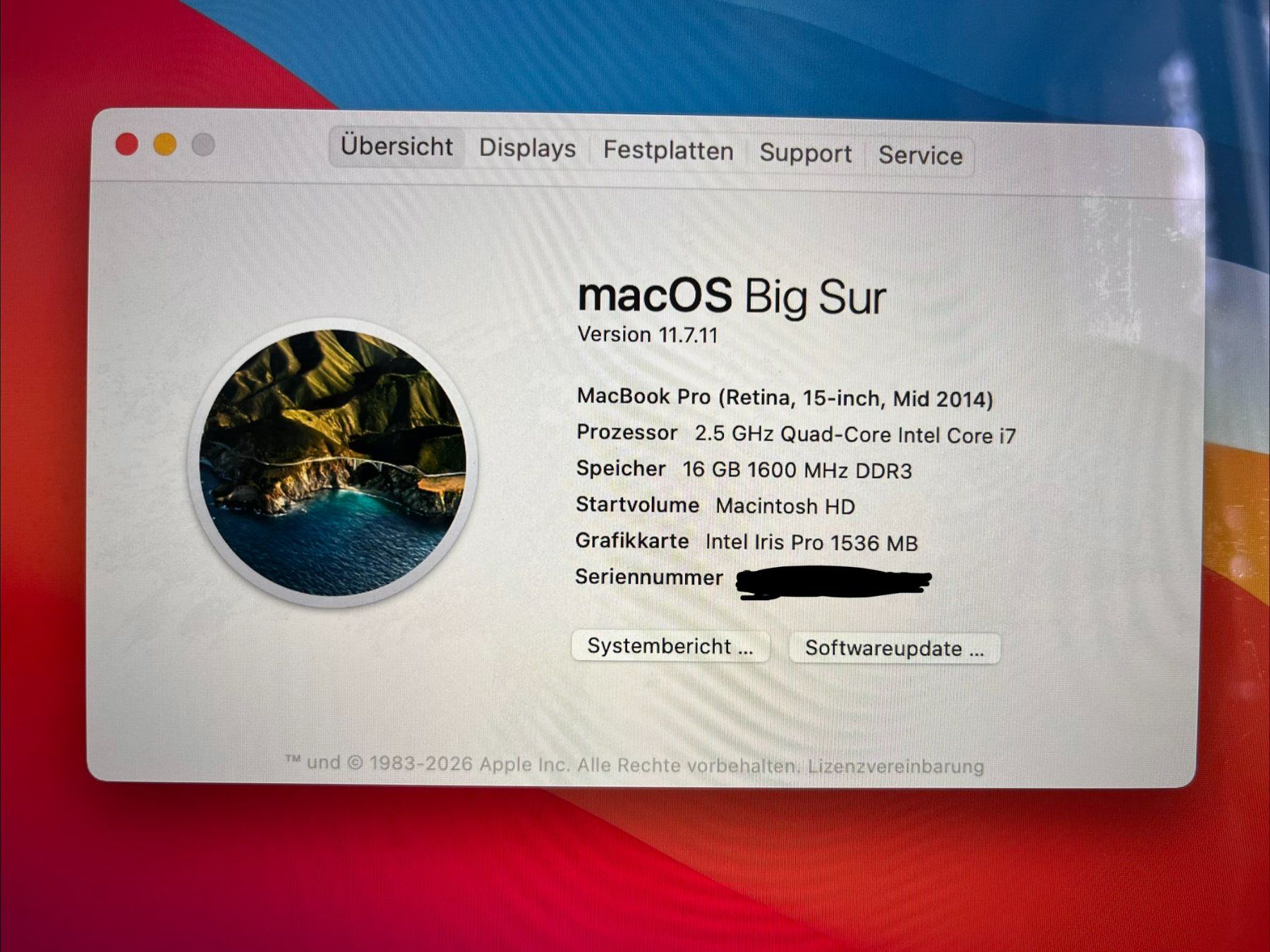 Apple Notebook: Macbook Pro Retina 15" inkl. Netzteil & Hülle – Usato da Bern venduto da PJB 5