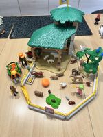 Playmobil Bauernhof Gehege mit Figuren und Tieren komplett