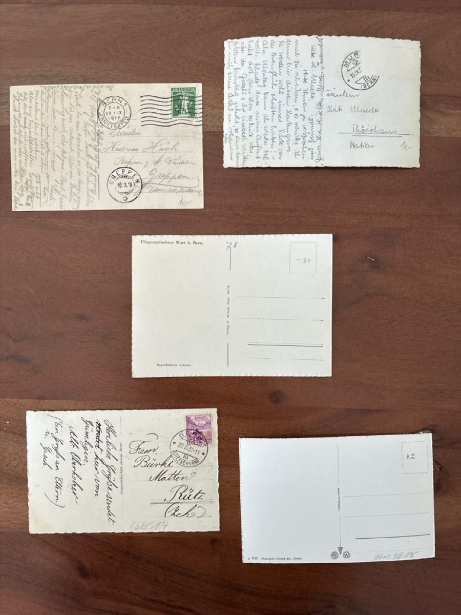 Cartes postales: 5 Ansichtskarten Schweiz von Muri BE – D'occasion à Oftringen par Cla.vD.74 1