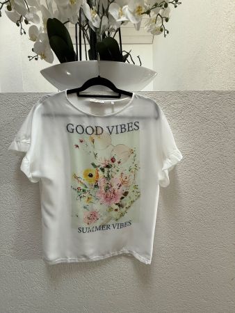 Rich & Royal T-Shirt/ Top mit Baumwolle kombiniert