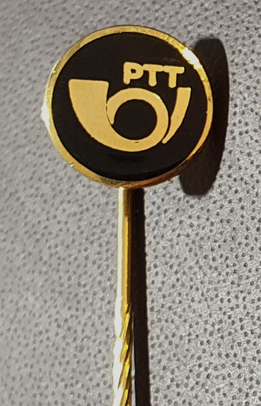 Pins: R373 - Alte Nadel Postauto Logo PTT die Post – Gebraucht aus Reinach BL von