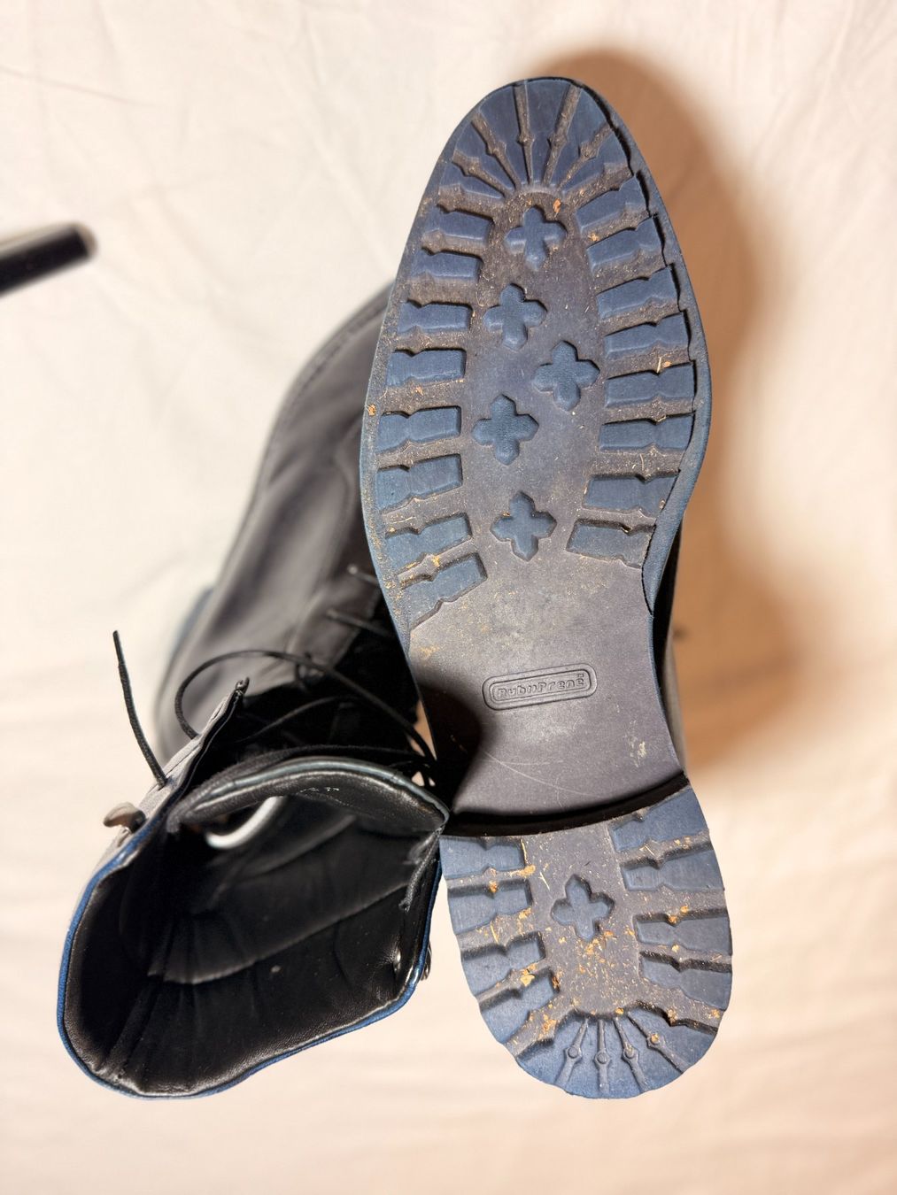 Hamilton Scarpe da uomo: Melvin & Hamilton Leder Boots schwarz/blau Gr. 44 – Usato da Zürich venduto da Fraench 6