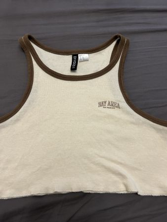 Tanktop Divided H&M beige braun