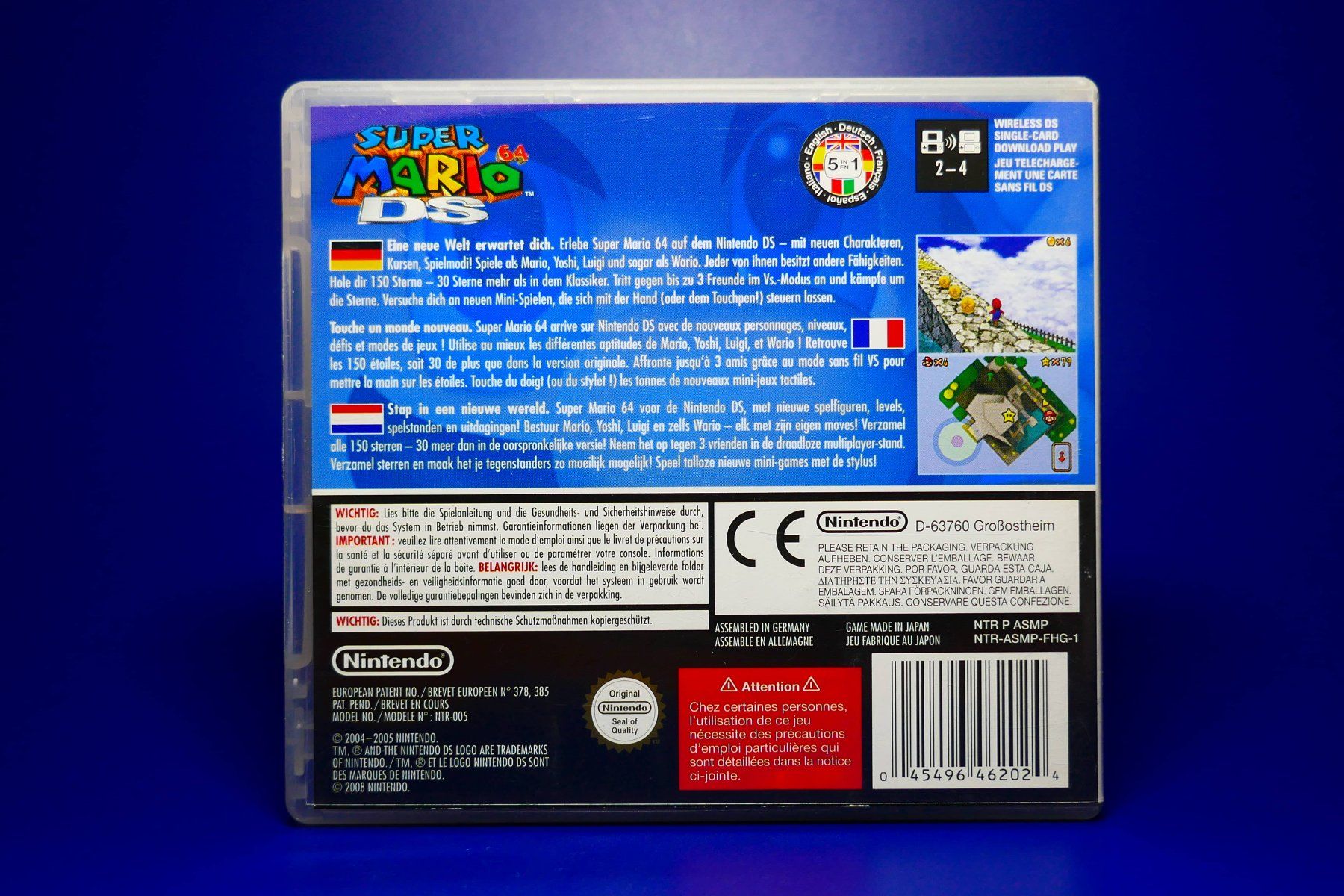 Nintendo Giochi: Super Mario 64 DS - Nintendo DS – Usato da Vuarrens venduto da Espace-Retro 3