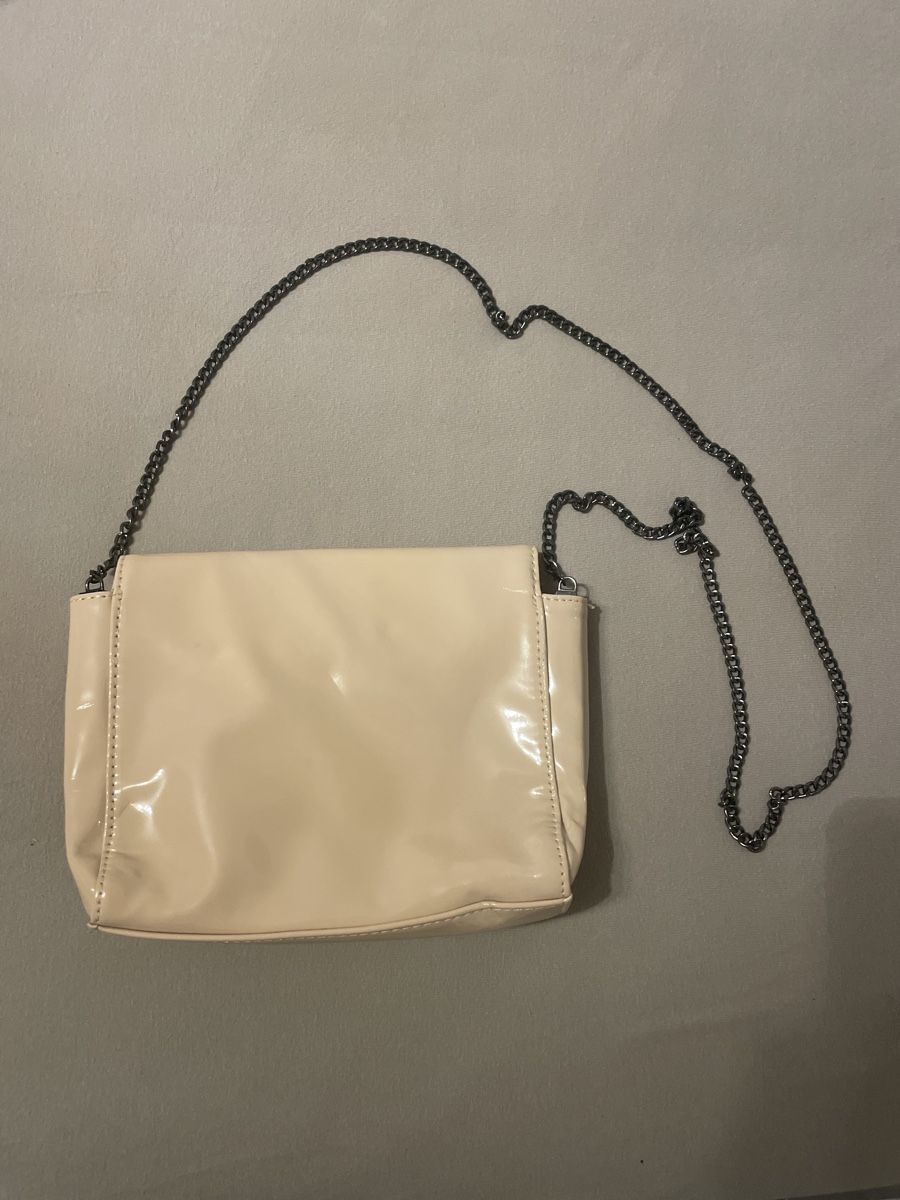 Taschen für Damen: Schicke beige Umhängetasche mit Kette – Neu (gemäss Beschreibung) aus Arbon von llaauraa 3