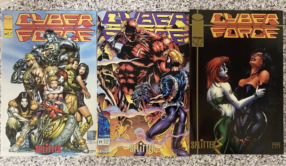 Fumetti: Cyber Force Image Spillter Comics 1-23 – Usato da Schleinikon venduto da kar_8ww7 4