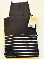 H&M Rollkragpullover, Grösse M, Schwarz/Weiss Gestreift-neu!
