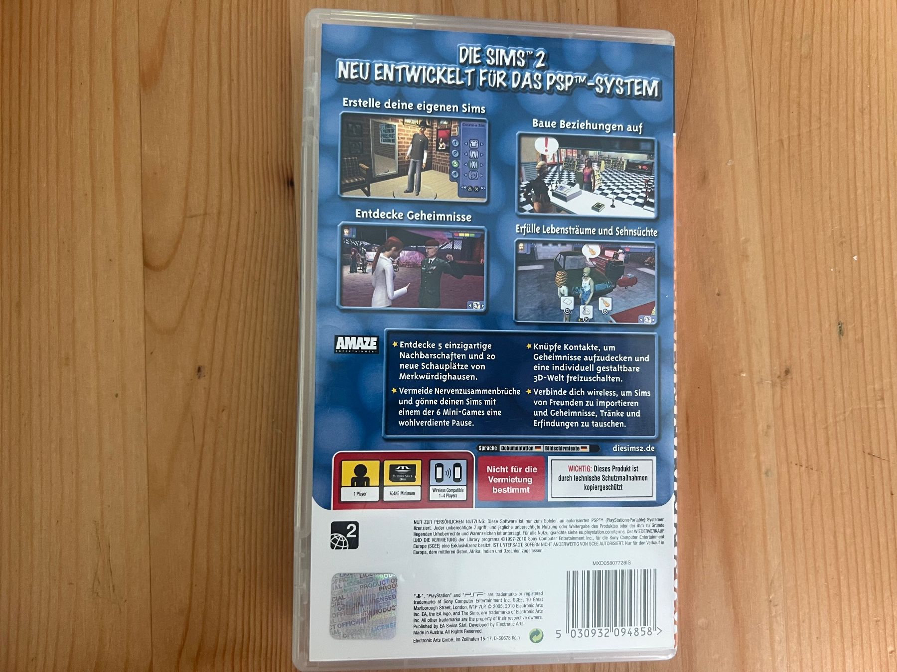 Sony Giochi: PSP Die SIMS 2 – Usato da st.gallen venduto da SoCre75 2