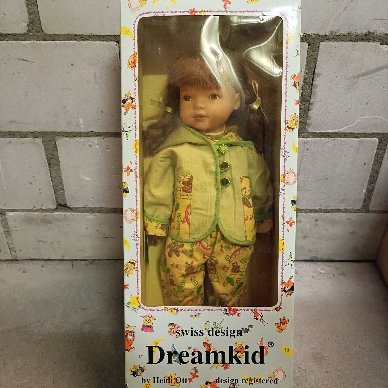 Heidi ott Bambole: "Dreamkid" Spielpuppe von Heidi Ott – Nuovo e nell'imballaggio originale da Zürich venduto da Bsitz 1