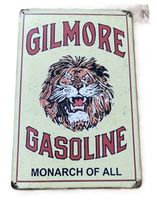 GILMORE GASOLINE - Blechschild  (neu/OVP)