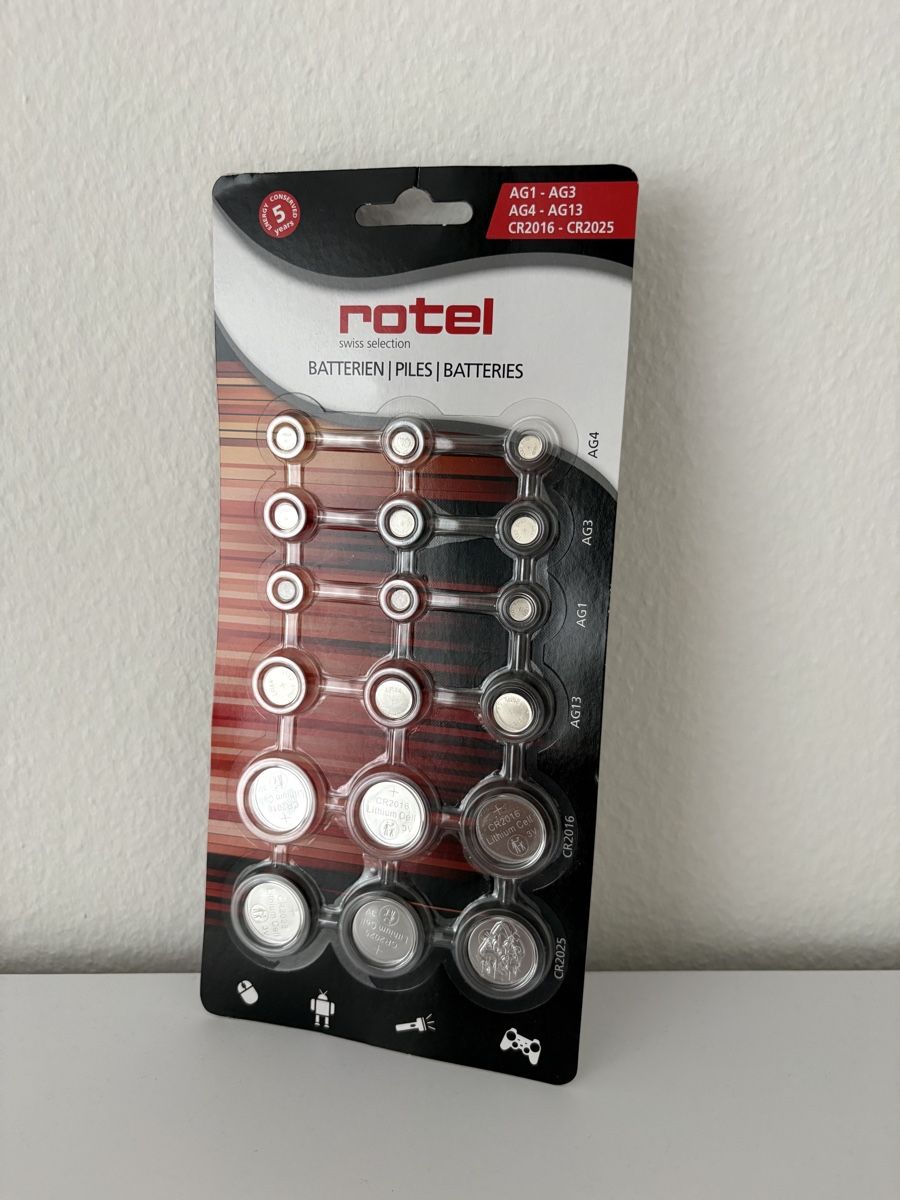 Akkus & Batterien: Rotel Knopfbatterien – Neu und originalverpackt aus Gossau SG von Sekki0407