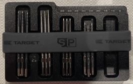 Target Swiss Point Safe komplett (4*3 Spitzen) in schwarz