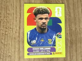 Panini Sticker FIFA World Cup 2026 Ronwen Williams RSA 2
