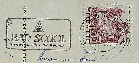 Cartes postales: SCUOL-TARASP-VULPERA – D'occasion à Jona par philajona 1