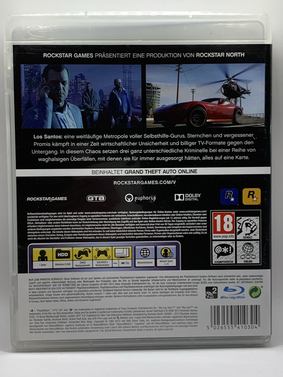 Sony Giochi: Grand Theft Auto V - PS3 – Usato da Ostermundigen venduto da RG-Collector 1