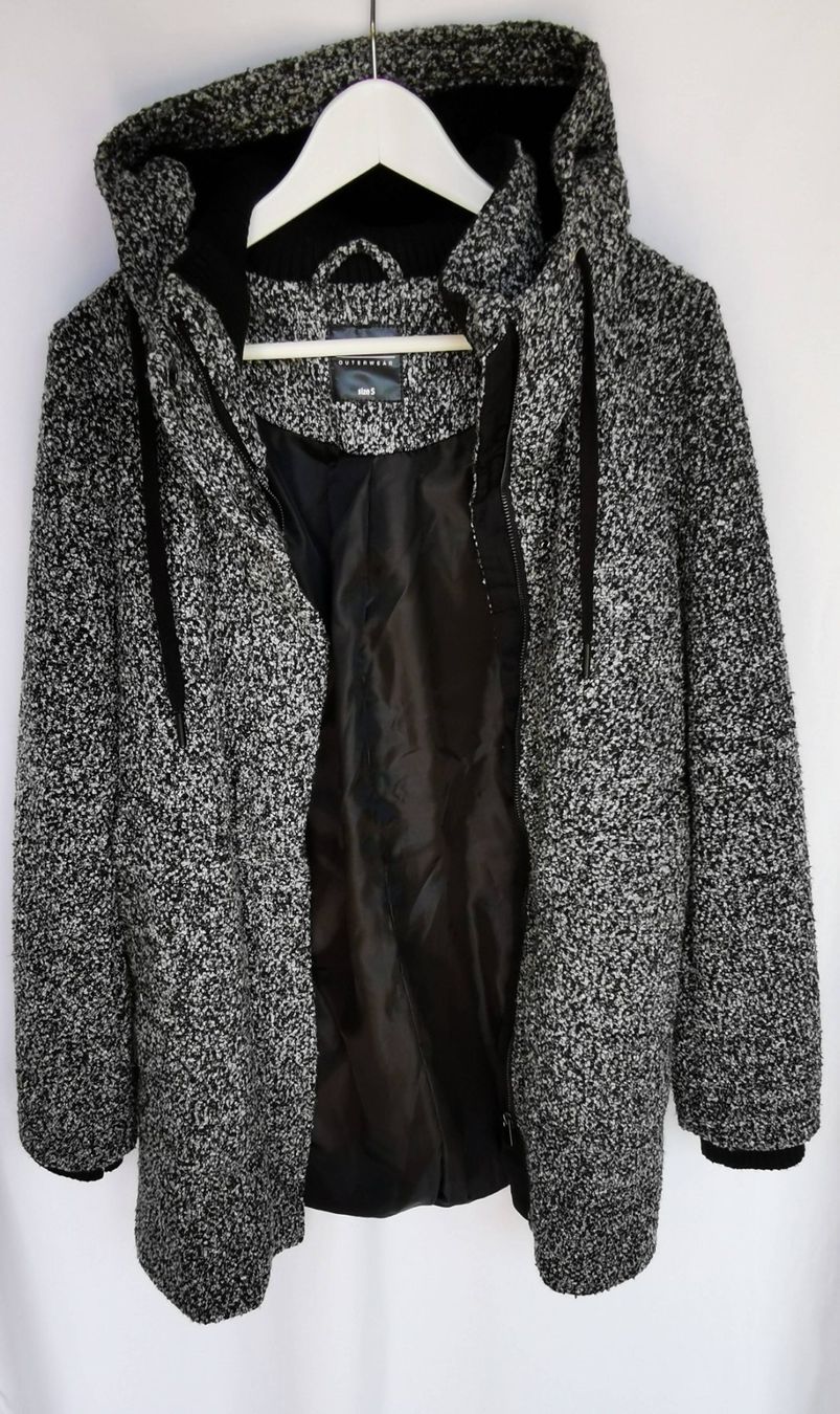 Giacche: Winter Jacke mit Kapuze, Grau meliert, Gr. S – Nuovo (secondo la descrizione) da Sarmenstorf venduto da taosun1 2