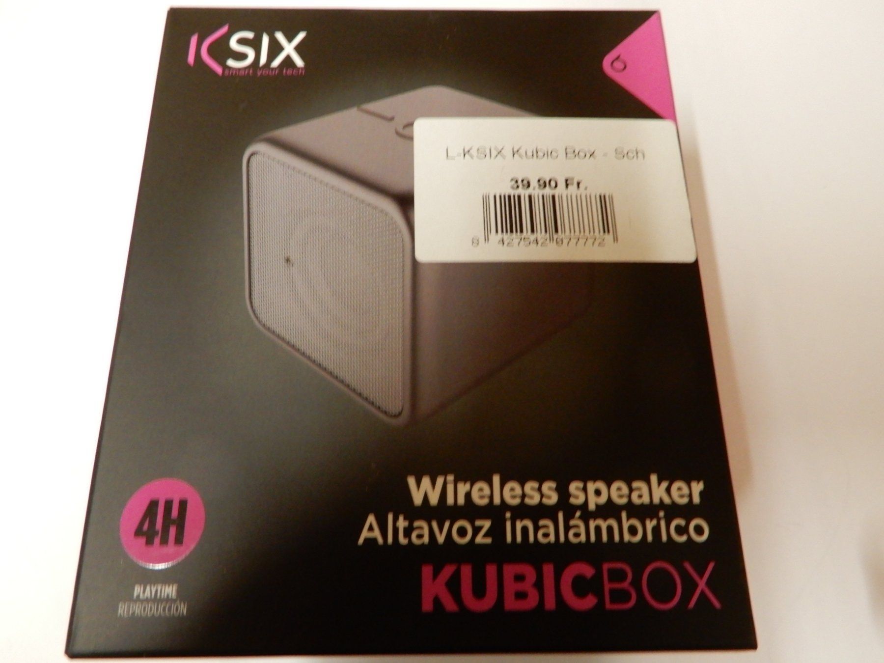 Haut-parleurs: KubicBpx Wireless Speaker – Neuf avec emballage d'origine à Worben par MaKo3252