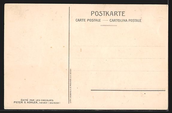 Cartoline postali: Lithographie Auvernier, Chateau, Schloss – Usato da Berlin venduto da bartko-reher 1