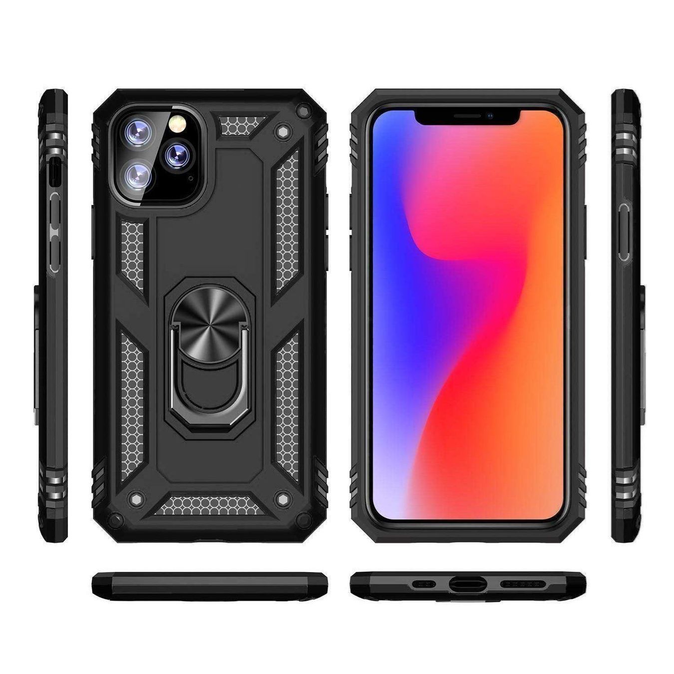 Cover & Protezioni schermo: iPhone 11 Pro Hülle Etui Ring Case Magnet Cover Tasche Coque – Nuovo e nell'imballaggio originale da Volketswil venduto da coverandmore 1