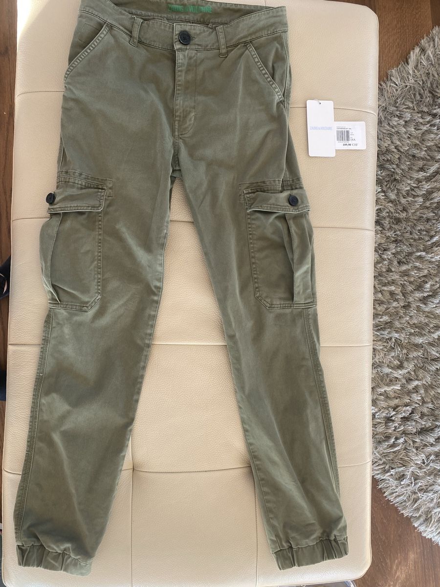 Zadig & Voltaire Pantaloni: Zadig & Voltaire Cargohose olive Size 14A-S – Nuovo (secondo la descrizione) da Meggen venduto da 6003Luzern