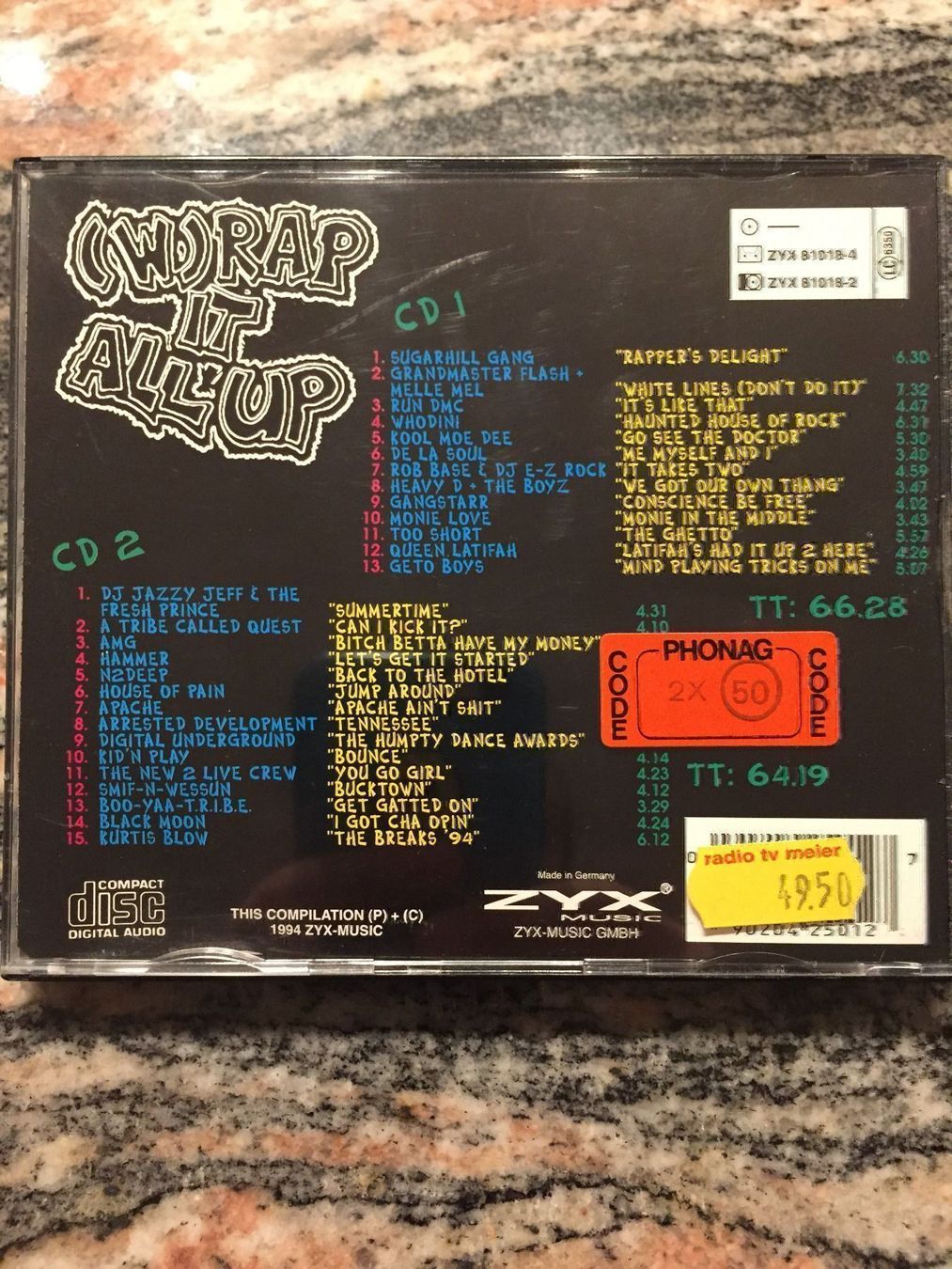 CD: (W)Rap it all up – Usato da Rüti ZH venduto da alumedien 1