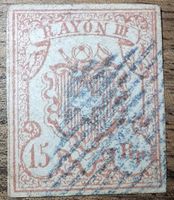 Rayon Nr. 20 Typ 7 UR - II ? Kat. 200.- blaue Raute 