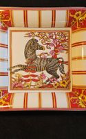 Ferragamo Aschenbecher Cendrier mit Zebra, Porzellan