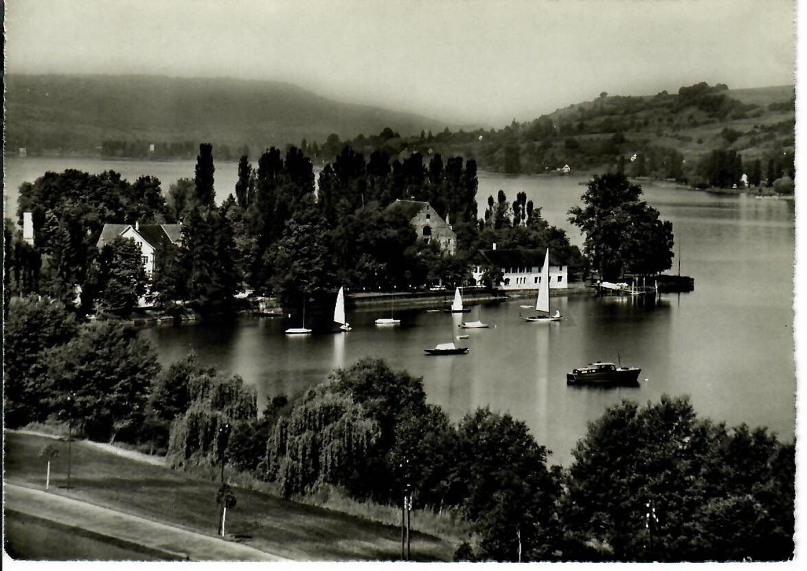 Cartoline postali: Hotel - Restaurant Glarisegg Steckborn 1952 – Usato da Hochdorf venduto da Ziegel-16