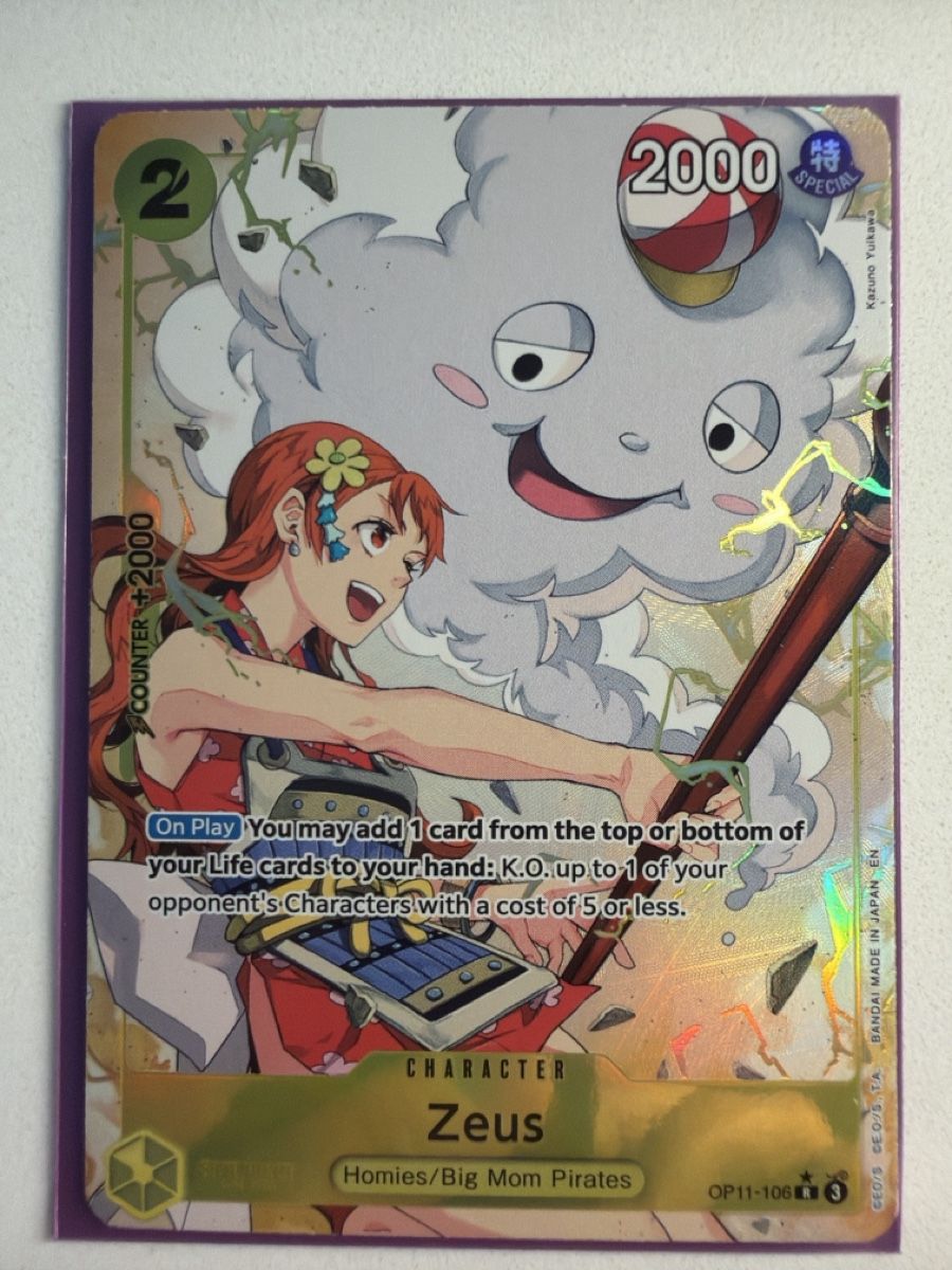 Bandai Sammelbilder & Trading cards: Zeus AltArt OP11-106 OPTCG – Neu (gemäss Beschreibung) aus Buchs SG von sec_c8xk