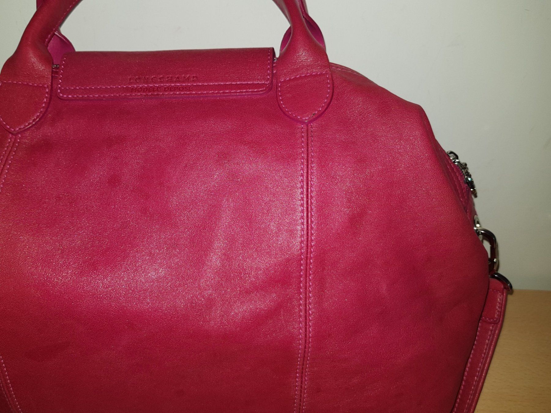Longchamp Borse da donna: Original Longchamp Leder Handtasche – Usato da Basel venduto da Birs868 8