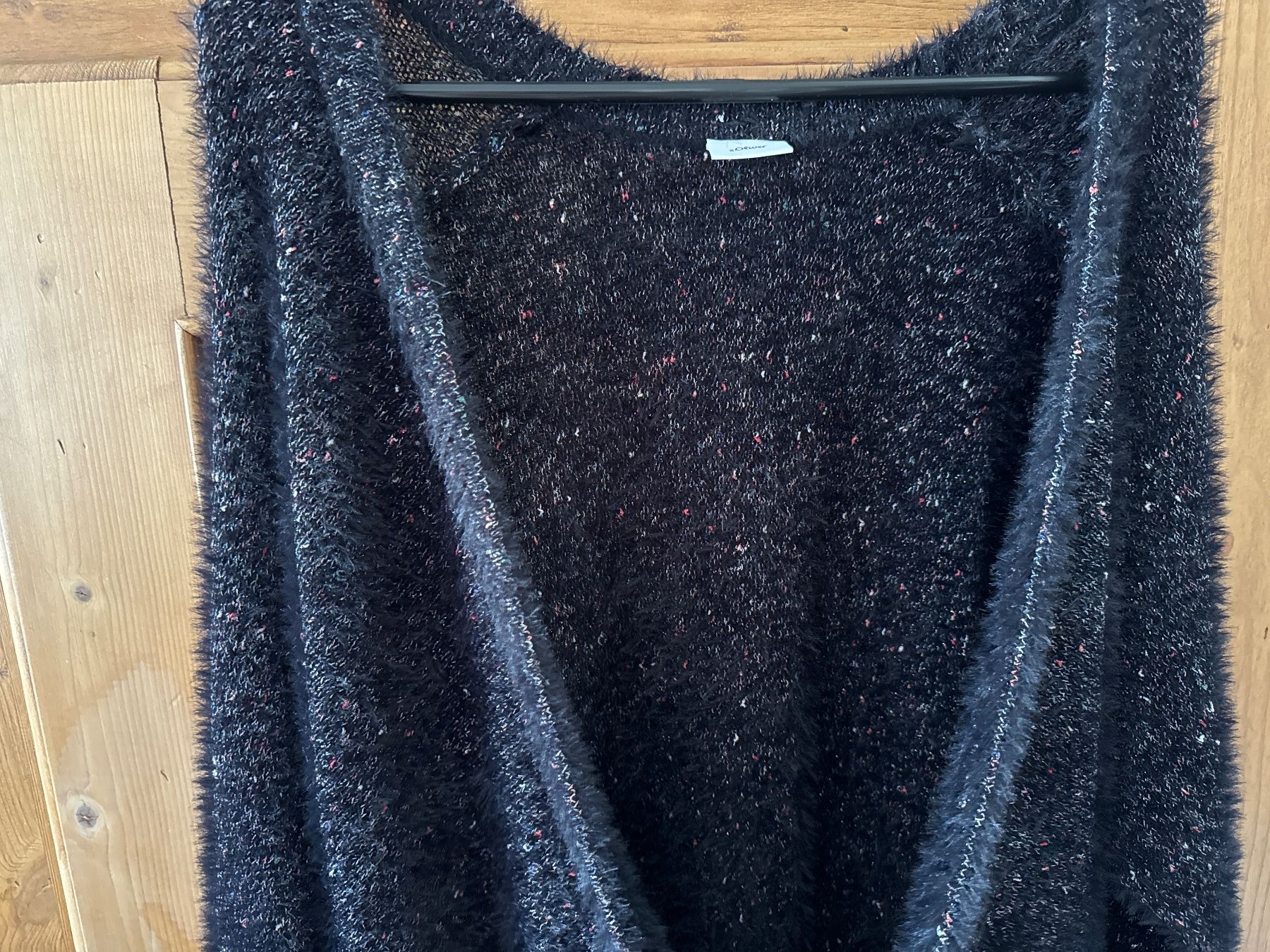 S.Oliver Giacche: Strickjacke, s.Oliver, Gr. XS, schwarz, Glitzergarn – Usato da Winterthur venduto da britsi 5