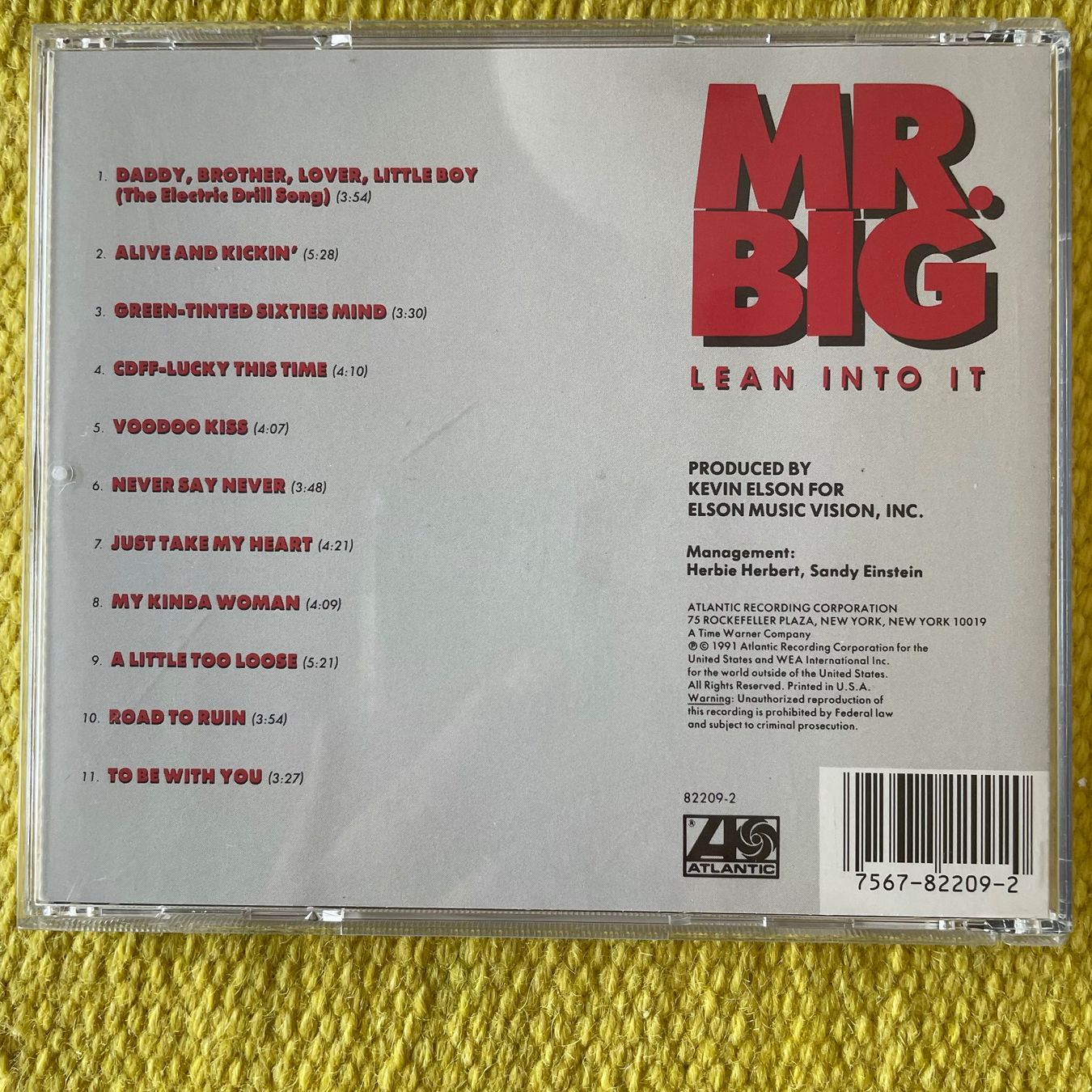 CD: MR.BIG – Usato da Rorschacherberg venduto da CD-Roli 1