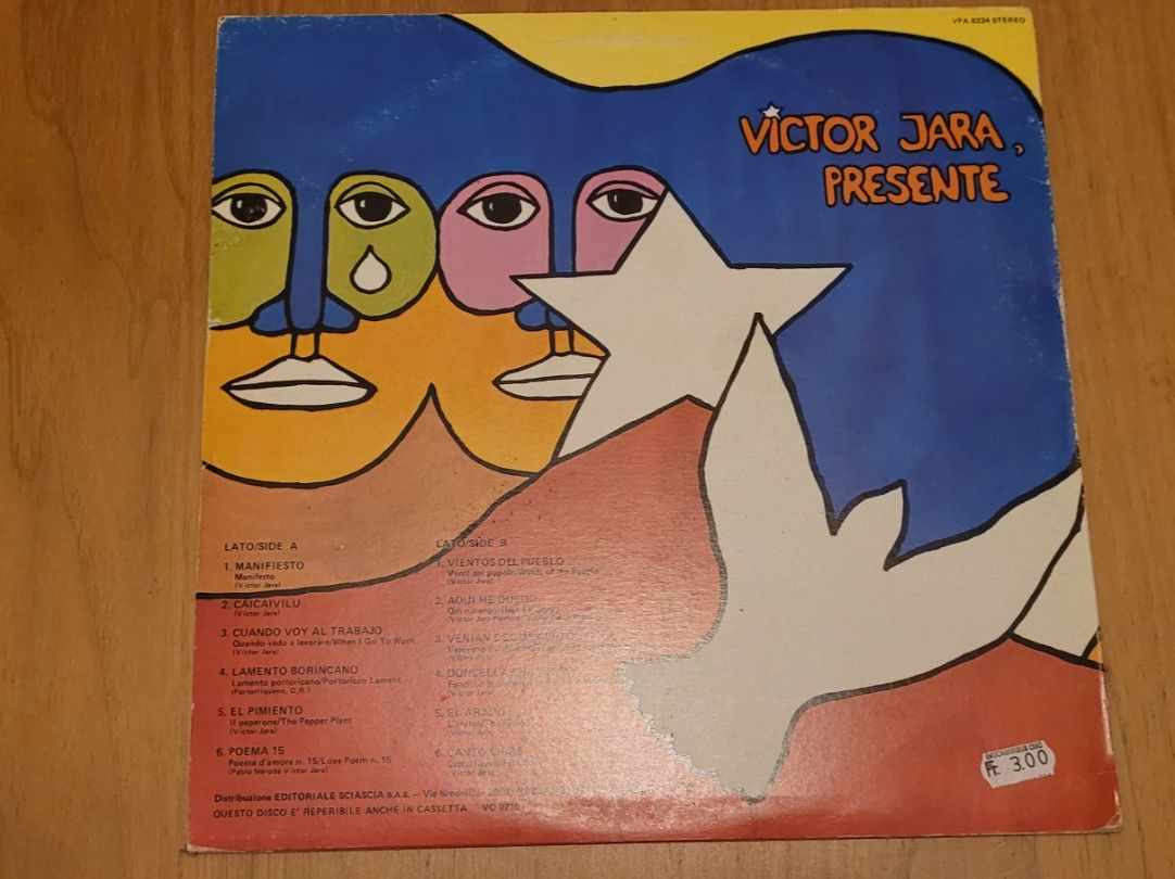 Schallplatten: LP  Víctor Jara – Gebraucht aus Martigny von MZ-67 1