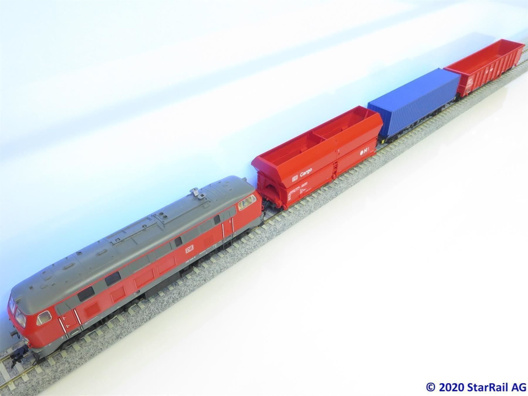 Fleischmann Modelleisenbahnen: Fleischmann 631403 DB Startset BR 218 Dummy Digital Sound – Gebraucht aus Ennetbaden von StarTrain 3