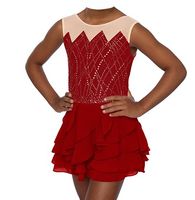 Eiskunstlauf Eislauf Kürkleid 10 / 134-140 neu mit Etikett
