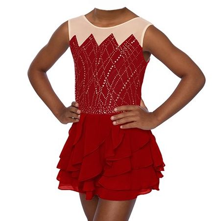 Eiskunstlauf Eislauf Kürkleid 10 / 134-140 neu mit Etikett